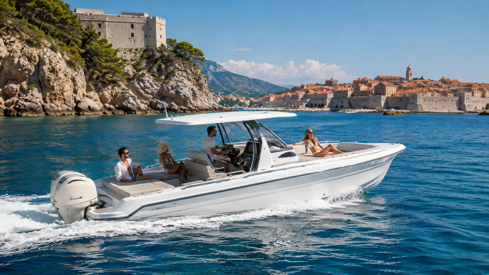 private boat tour from Dubrovnik with skipper